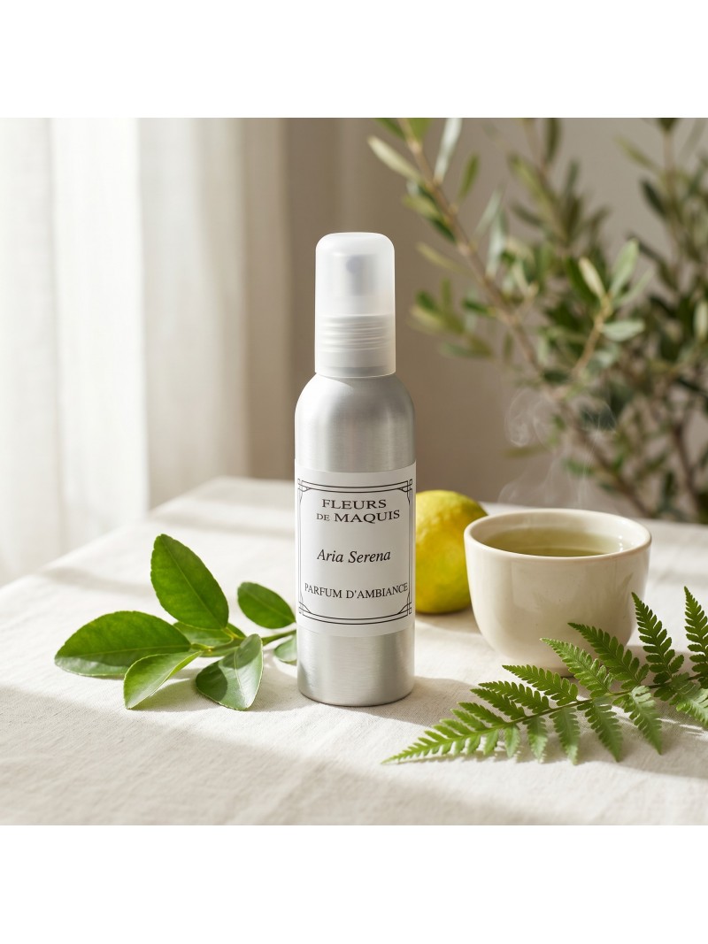 Aria Serena 100ml — Fragrance d'auteur, fraîcheur d'agrumes et thé vert du maquis corse