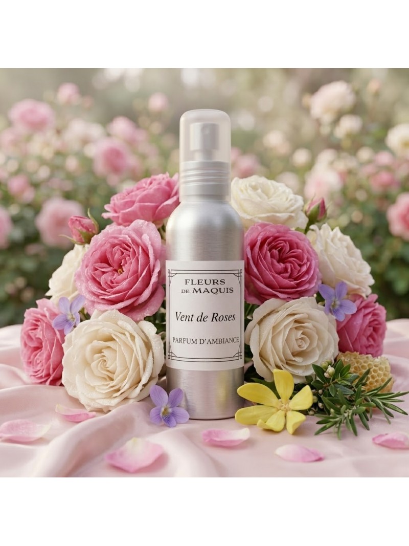 Vents de Roses 100ml - Fragrance d'auteur délicate, bouquet de roses et poudre d'héliotrope