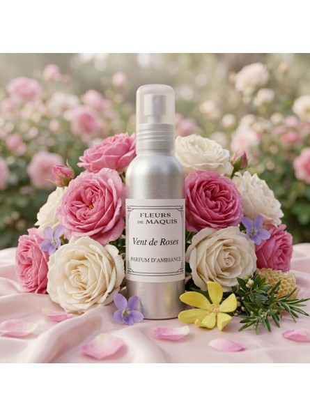 Vents de Roses 100ml - Fragrance d'auteur délicate, bouquet de roses et poudre d'héliotrope